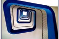 L' escalier bleu